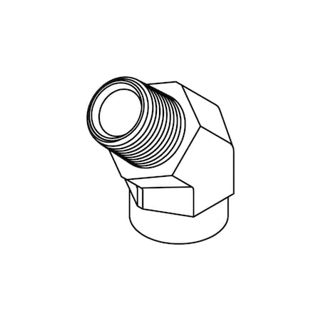 Hydraulic Fitting-Steel12MP-12FP 45